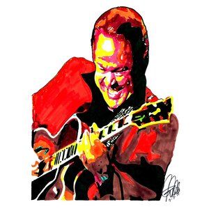 Roy Clark Guitar Singer Country Music Poster Print Wall Art 18x24